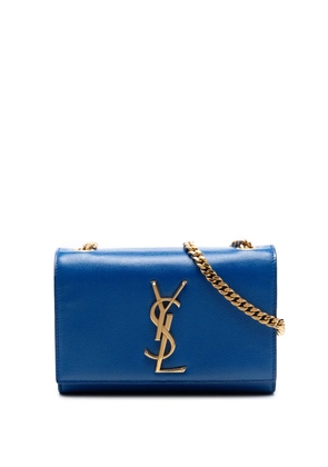 Saint Laurent Pre-Owned 2013 Small Grain De Poudre Monogram Kate crossbody bag - Blue