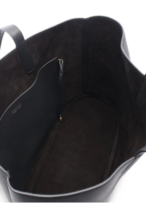 Tiffany & Co Eyewear 2010s logo-detail leather tote bag - Black