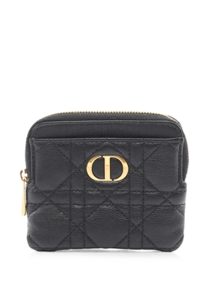 Christian Dior Pre-Owned 2010s Caro Cannage coin purse - Black