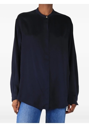Forte Forte band-collar shirt - Blue