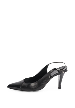 CHANEL Pre-Owned cap-toe slingback shoes - Black