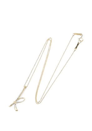 Tiffany & Co. Pre-Owned 2010s Initial K pendant necklace - Gold