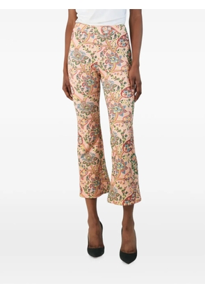 Etro Pre-Owned floral paisley-print trousers - Pink