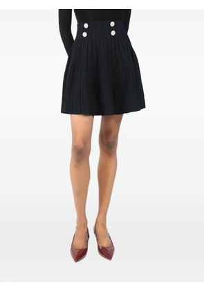 Balmain Pre-Owned embellished skater skirt - Black