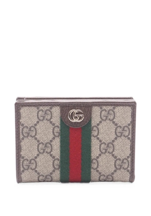 Gucci Pre-Owned 2010s small Ophidia GG Supreme wallet - Neutrals