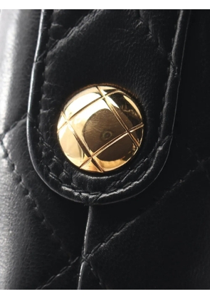 CHANEL Pre-Owned 1991-1994 matelassé CC turn-lock shoulder bag - Black