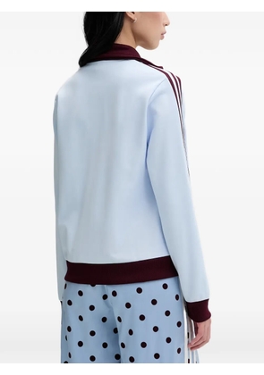 adidas side-stripe track jacket - Blue
