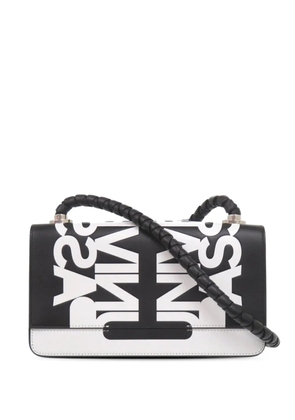 Burberry Pre-Owned 2018-2023 Bicolor Printed Leather Universal Passport crossbody bag - Black