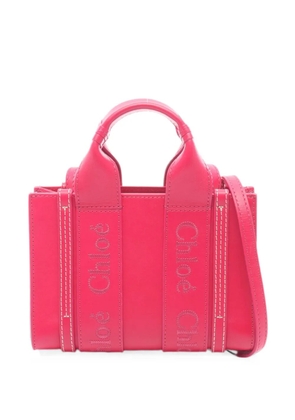 Chloé Pre-Owned 2010s Woody mini shoulder bag - Pink