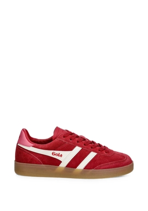 Gola Viper logo-patch suede sneakers - Red