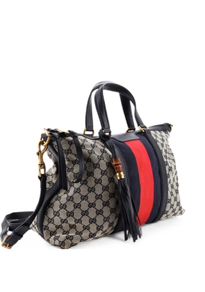 Gucci Pre-Owned Rania Convertible Top Handle Bag Web GG Canvas Medium tote bag - Blue