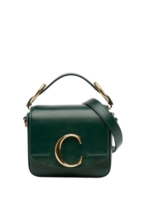Chloé Pre-Owned 2019 Mini Leather C satchel - Green