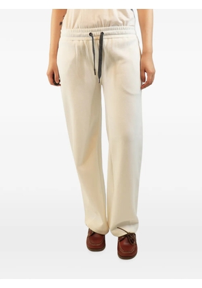 Brunello Cucinelli Vintage straight-leg track pants - White