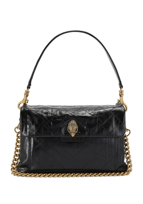 Kurt Geiger London Celia quilted eagle head leather shoulder bag - Black