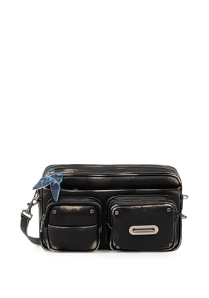 Andersson Bell Butterfly faded multi-pocket shoulder bag - Black