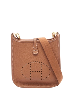 Hermès Pre-Owned 2022 Clemence Evelyne TPM crossbody bag - Brown