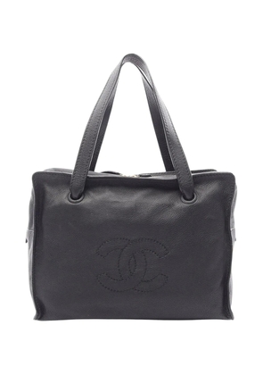 CHANEL Pre-Owned 2003-2004 CC Leather tote bag - Black