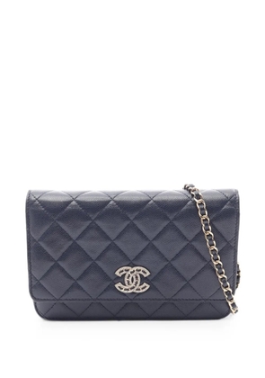 CHANEL Pre-Owned 2021s 19 CHANEL chain wallet - Blue