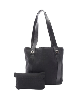 Bvlgari Pre-Owned 2010-2026 Logomania Canvas tote bag - Black