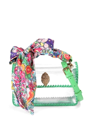 Kurt Geiger London Kensington scarf-wrapped clutch bag - Green