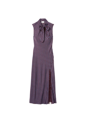 Claudie Pierlot flowy lace maxi dress - Red