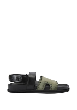 Kurt Geiger London stitch strap baker sandals - Black