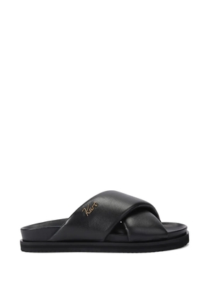 Kurt Geiger London Baron cutout slide sandals - Black