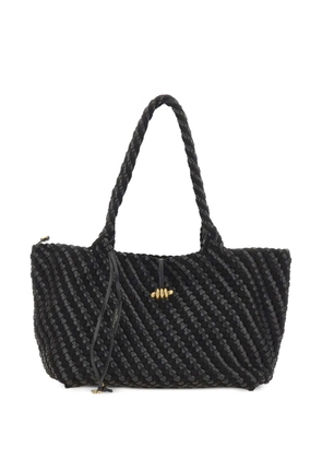 GIANNI CHIARINI Aurelie woven shoulder bag - Black