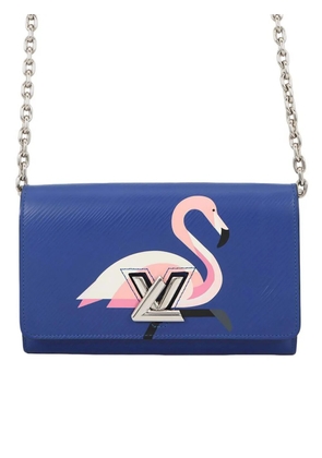 Louis Vuitton Pre-Owned 2021-2026 Epi Flamingo Twist Wallet On Chain crossbody bag - Blue