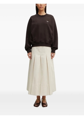 Barbour Kirby pleated midi skirt - Neutrals