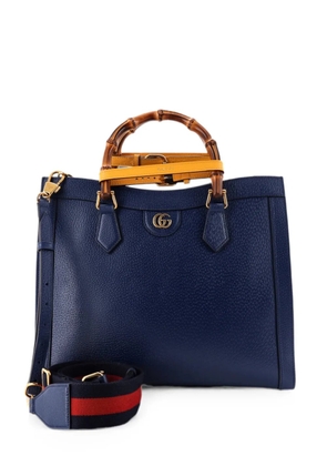 Gucci Pre-Owned Diana NM Bamboo Handle Leather Medium tote bag - Blue