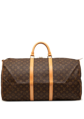 Louis Vuitton Pre-Owned 1991 Monogram Keepall 55 travel bag - Brown