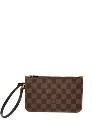 Louis Vuitton Pre-Owned 2018 Damier Ebene Neverfull MM pouch - Brown