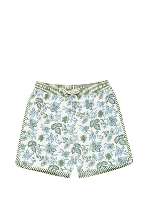 MC2 Saint Barth Comporta floral-print swim shorts - Green