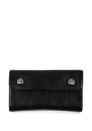 Chrome Hearts Big Wave zip-pocket wallet - Black