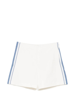 Low Classic striped-trim shorts - White