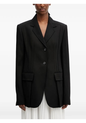 Sportmax darted single-breasted blazer - Black