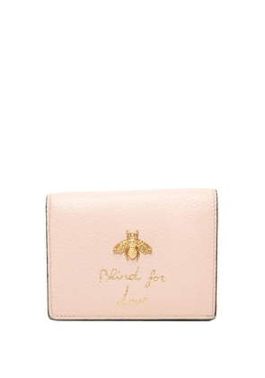 Gucci Pre-Owned 2000-2015 Calfskin Blind for Love Compact Wallet small wallets - Pink