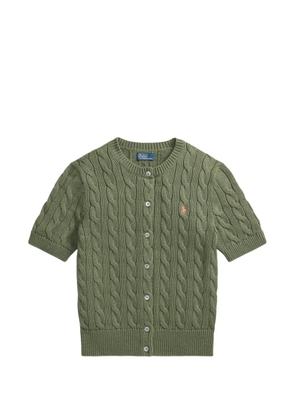 Polo Ralph Lauren cable-knit cotton cardigan - Green