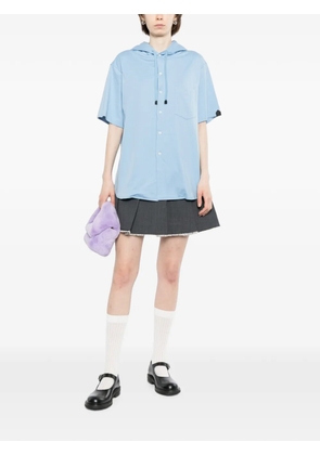 Dsm - Dover Street Market x Kei Ninomiya hooded shirt - Blue