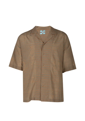 Aodress checked shirt - Orange