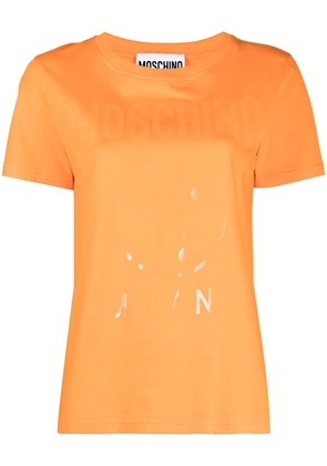 Moschino logo-print short-sleeve T-shirt - Orange
