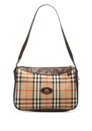 Burberry Pre-Owned 20th Century Haymarket Check Canvas shoulder bag - Neutrals