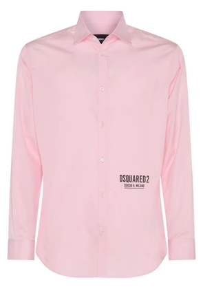 DSQUARED2 logo-print shirt - Pink
