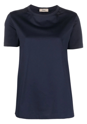 Herno contrasting gathered panel T-shirt - Blue