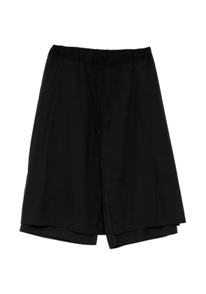 Giovanni Cavagna drawstring layered trousers - Black