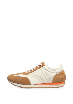 TOTEME lace-up panelled sneakers - White