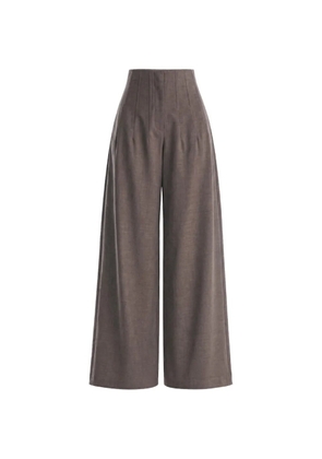 Monse corset-style wide-leg trousers - Grey
