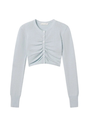 FRAME The Joyride ruched cardigan - Blue