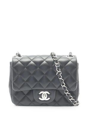 CHANEL Pre-Owned 2019 mini Matelassé mini crossbody bag - Black